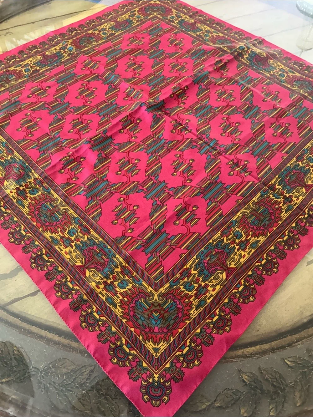 The art of the Scarf vibrant bright